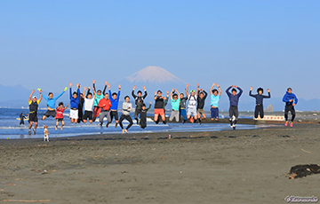 江ノ島砂浜ダッシュ